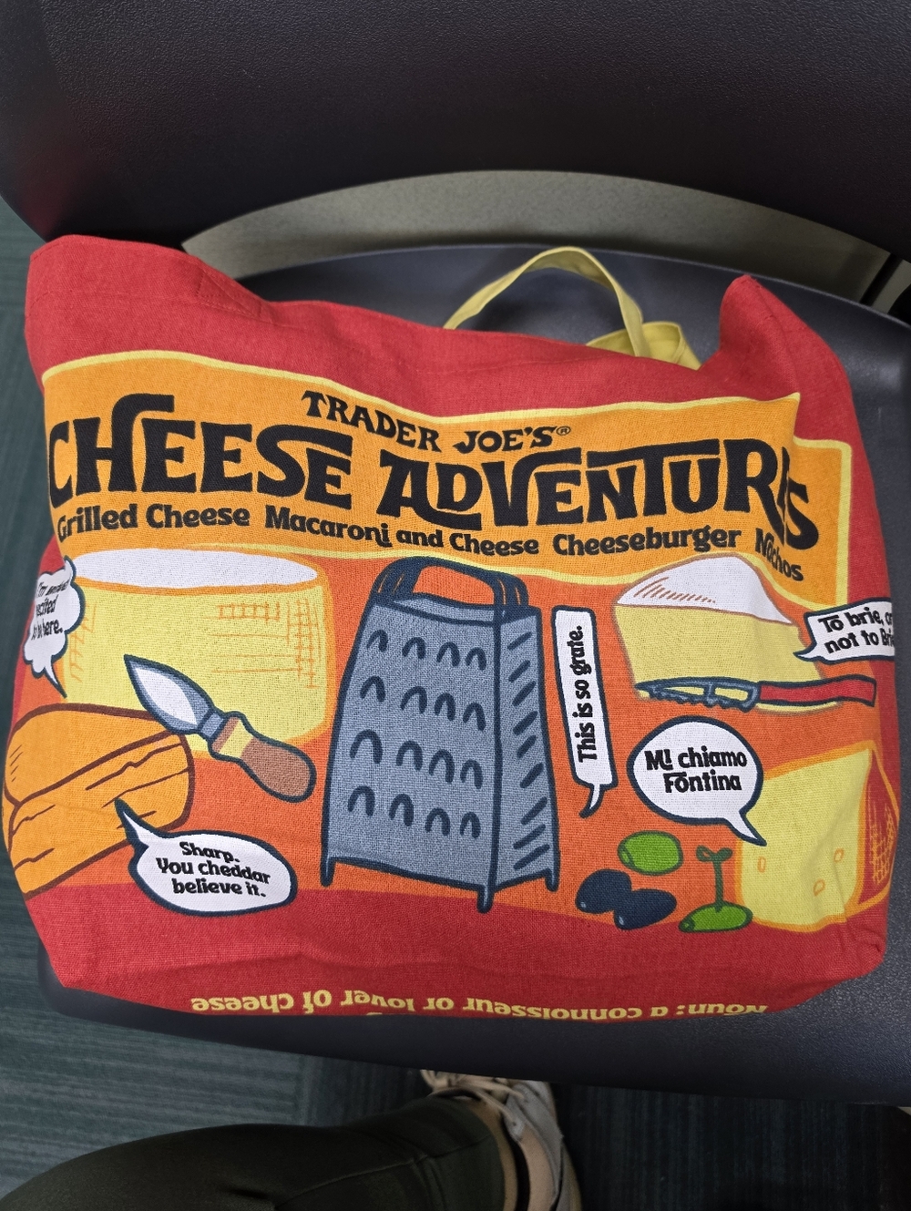 Trader Joe Cheese Adventure Totes
